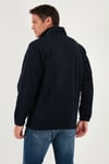 Buratti Regular Fit Yarım Fermuarlı Dik Yaka Yumuşak Dokulu Erkek Sweat 59060661 LACİVERT