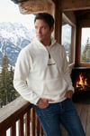 Buratti Regular Fit Yarım Fermuarlı Dik Yaka Yumuşak Dokulu Erkek Sweat 59060661 EKRU
