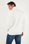 Buratti Regular Fit Yarım Fermuarlı Dik Yaka Yumuşak Dokulu Erkek Sweat 59060661 EKRU