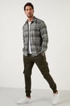 Buratti Relaxed Fit Pamuklu Cepli Kargo Erkek Pantolon 5171697 HAKİ