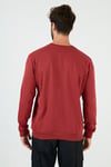 Buratti Şardonlu Slim Fit Bisiklet Yaka Kışlık Erkek Sweat 5975001 BORDO