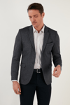 Buratti Slim Fit 6 Drop Tek Yırtmaçlı Blazer Erkek Ceket 216FASERA KOYU LACİVERT