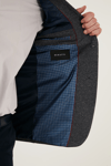 Buratti Slim Fit 6 Drop Tek Yırtmaçlı Blazer Erkek Ceket 216FASERA KOYU LACİVERT