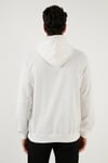 Buratti Slim Fit Baskılı Kapüşonlu Kanguru Cepli Pamuklu Erkek Sweat 5414018 EKRU