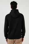 Buratti Slim Fit Baskılı Kapüşonlu Kanguru Cepli Pamuklu Erkek Sweat 5414019 SİYAH