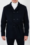 Buratti Slim Fit Cepli Pamuklu Kaşe Erkek Kaban 5841015 LACİVERT