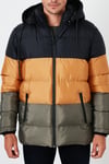 Buratti Slim Fit Çıkarılabilir Kapüşonlu Şişme Erkek Mont 5761090 Lacivert-Taba-Haki