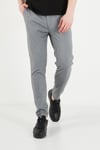Buratti Slim Fit Dar Paça Bağlamalı Erkek Pantolon 6843657 GRİ