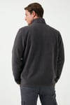 Buratti Slim Fit Dik Yaka Soğuk Geçirmez Kışlık Şardonlu Erkek Polar 5906053 ANTRASİT