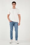 Buratti Slim Fit Düşük Bel Dar Paça Jeans Erkek Kot Pantolon 1115C70NAPOLI AÇIK MAVİ
