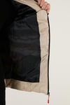 Buratti Slim Fit Fermuarlı Çıkarılabilir Kapüşonlu Şişme Erkek Mont 5760065 TAŞ