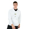 Buratti Slim Fit Kanguru Cepli Kapüşonlu Şardonlu Kışlık Erkek Sweat 5896589 BEYAZ