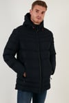 Buratti Slim Fit Kapüşonlu Cepli Erkek Mont 6274818 LACİVERT