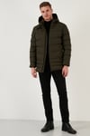 Buratti Slim Fit Kapüşonlu Cepli Erkek Mont 6274818 HAKİ
