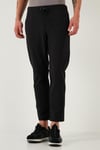 Buratti Slim Fit Lastikli Bel Boru Paça Kemer Detaylı Erkek Pantolon 5543S86JMILANO SİYAH