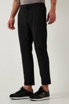 Buratti Slim Fit Lastikli Bel Boru Paça Kemer Detaylı Erkek Pantolon 5543S86JMILANO SİYAH