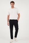 Buratti Slim Fit Normal Bel Daralan Paça Erkek Pantolon 6843654 SİYAH