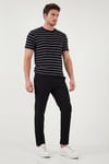 Buratti Slim Fit Normal Bel Daralan Paça Erkek Pantolon 6843649 SİYAH