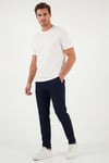 Buratti Slim Fit Normal Bel Daralan Paça Erkek Pantolon 6843660 LACİVERT