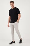 Buratti Slim Fit Normal Bel Daralan Paça Erkek Pantolon 6843654 TAŞ