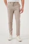 Buratti Slim Fit Normal Bel Daralan Paça Erkek Pantolon 6841483 BEJ