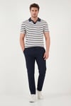 Buratti Slim Fit Normal Bel Daralan Paça Erkek Pantolon 6843649 LACİVERT