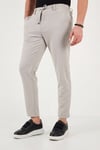 Buratti Slim Fit Normal Bel Daralan Paça Erkek Pantolon 6843654 TAŞ