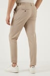Buratti Slim Fit Normal Bel Daralan Paça Erkek Pantolon 6843654 VİZON