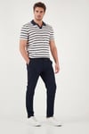 Buratti Slim Fit Normal Bel Daralan Paça Erkek Pantolon 6843649 LACİVERT