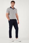 Buratti Slim Fit Normal Bel Daralan Paça Erkek Pantolon 6843654 LACİVERT