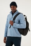 Buratti Slim Fit Yarım Fermuarlı Yumuşak Dokulu Şardonlu Soğuk Geçirmez 2'li Paket Erkek Polar 59060011S2 Füme-Koyu Mavi