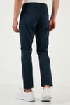 Buratti Streç Pamuklu Comfort Fit Yüksek Bel Boru Paça Jeans Erkek Kot Pantolon 4400S65TEXAS İNDİGO