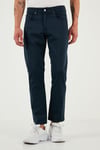 Buratti Streç Pamuklu Comfort Fit Yüksek Bel Boru Paça Jeans Erkek Kot Pantolon 4400S65TEXAS İNDİGO
