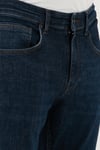 Buratti Streç Pamuklu Comfort Fit Yüksek Bel Boru Paça Jeans Erkek Kot Pantolon 4413C41TEXAS LACİVERT
