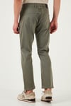 Buratti Streç Pamuklu Comfort Fit Yüksek Bel Boru Paça Jeans Erkek Kot Pantolon 4400S65TEXAS AÇIK HAKİ