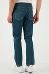 Buratti Streç Pamuklu Regular Fit Normal Bel Boru Paça Jeans Erkek Kot Pantolon 2210S56PARMA YEŞİL
