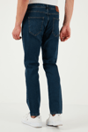 Buratti Streç Pamuklu Regular Fit Normal Bel Boru Paça Jeans Erkek Kot Pantolon 2201S51PARMA LACİVERT