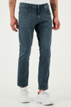 Buratti Streç Pamuklu Regular Fit Normal Bel Boru Paça Jeans Erkek Kot Pantolon 2201S73PARMA MAVİ