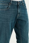 Buratti Streç Pamuklu Regular Fit Normal Bel Boru Paça Jeans Erkek Kot Pantolon 2210S56PARMA YEŞİL