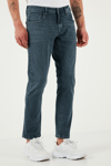 Buratti Streç Pamuklu Regular Fit Normal Bel Boru Paça Jeans Erkek Kot Pantolon 2201S73PARMA MAVİ