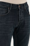 Buratti Streç Pamuklu Slim Fit Normal Bel Dar Paça Jeans Erkek Kot Pantolon 1124C45NAPOLI MAVİ