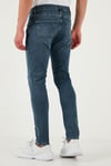 Buratti Streç Pamuklu Slim Fit Normal Bel Dar Paça Jeans Erkek Kot Pantolon 1124S62NAPOLI MAVİ