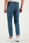 Buratti Streç Pamuklu Slim Fit Normal Bel Boru Paça Jeans Erkek Kot Pantolon 5900S60MILANO MAVİ