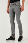 Buratti Streç Pamuklu Slim Fit Normal Bel Dar Paça Jeans Erkek Kot Pantolon 1124S59NAPOLI GRİ