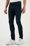 Buratti Streç Pamuklu Slim Fit Normal Bel Dar Paça Jeans Erkek Kot Pantolon 1124S80NAPOLI LACİVERT