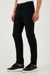 Buratti Streç Pamuklu Slim Fit Yüksek Bel Dar Paça Jeans Erkek Kot Pantolon 3300S55TOKYO SİYAH