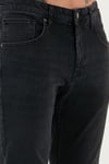 Buratti Streç Pamuklu Slim Fit Yüksek Bel Dar Paça Jeans Erkek Kot Pantolon 3300C03TOKYO Füme Siyah