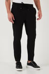 Buratti Streç Regular Fit Normal Bel Düz Paça Jogger Erkek Pantolon CF25617953 SİYAH