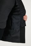 Buratti Yırtmaçlı Slim Fit Mono Yaka Kaşe Erkek Kaban 58400589 SİYAH