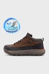 Cambert-Bruin Su Geçirmez Hakiki Deri Bağcıklı Outdoor Erkek Bot 210900 CDB KOYU KAHVE